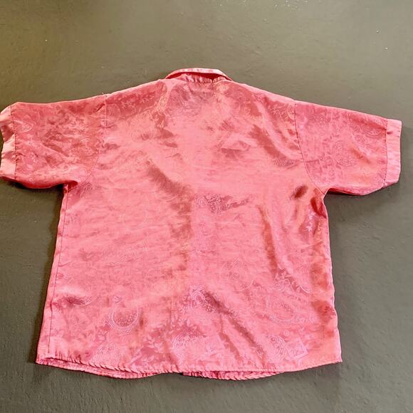 Vtg Victoria’s Secret Gold Label Pink Button-Up Sleep Shirt Size Small - Picture 4 of 6